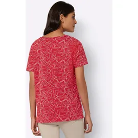 Classic Basics Druck-Shirt Rot 40