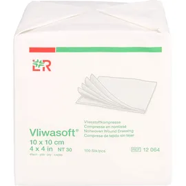 c p c medical gmbh & co. kg Vliwasoft Vlieskompressen 10x10 cm unsteril 4l.