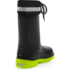 Ladeheid LA-972 Gummistiefel Schwarz/Grün 25