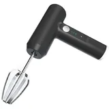 AKKEE Handmixer Kabellos Handmixer Elektrische Handrührgerät,USB Wiederaufladbar, Tragbarer Mixer Handrührer elektrischer schneebesen für Kuchenen schwarz