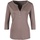 LASCANA 3/4-Arm-Shirt Damen taupe Gr.36/38