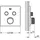 Grohe Fertigset Grohtherm Smartcontrol UP-THM, 2 Absperrventil, eck., phantom bla