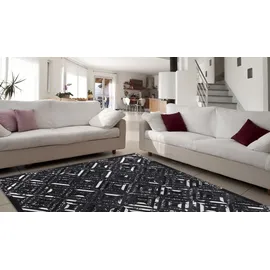 Kayoom Anette 400 (Schwarz/Silber, 80cmx150cm (JPPOQ-80-150)
