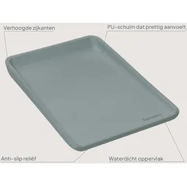 lionelo Megs Wickelauflage für Wickeltische, wasserdicht, waschbar, multifunktional, weicher PU-Schaum, ca. 50 x 70 cm, sicher, rutschfest, Designer