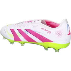 adidas Predator Pro FG Herren Cloud White/Lucid Pink/Lucid Lemon 43 1/3
