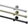 GARDUNA 160cm Gardinenstange Ø 16mm "Cap" modern, 1-lauf, schwarz (ohne Ringe)