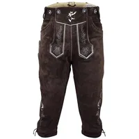 Edelnice Lederhose in dunkelbraun | Gr.: 50