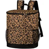 Oldmoom Kühlrucksack, isolierter Kühlrucksack - Isolierter Rucksack, kühlerer Lunch-Rucksack | 16 Dosen Fassungsvermögen, isolierter Kühler, EIS-Rucksack, Kühltasche für Reisen, Camping