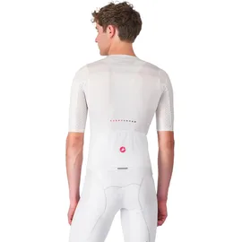 Castelli Aero Race 8S Radtrikot Herren weiß - weiß