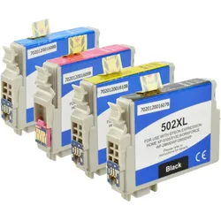 4 Ampertec Tinten ersetzt Epson C13T02W64010  502XL  4-farbig