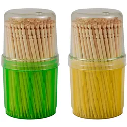 Partypicker gedrechselt - im Spender / 6,5 cm - Papstar (400 Stk) - 1 Packung = 400 Stk