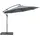 Outsunny Ampelschirm Ø 292 cm Grau