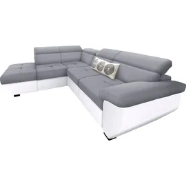 Cotta Ecksofa »Speedway L-Form«, mit Kopfteilverstellung, wahlweise mit Bettfunktion & Bettkasten