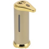 Mokernali Automatischer Seifenspender, 250 Ml, Berührungslos Mit Infrarot-Sensor, Automatischer Flüssigseifenspender Für Zuhause Und Badezimmer, Abstand von 3–5 cm(Gold)