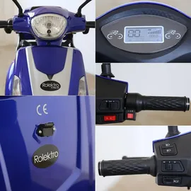 Rolektro E-Trike 25 V.2 1000 Watt 25 km/h blau