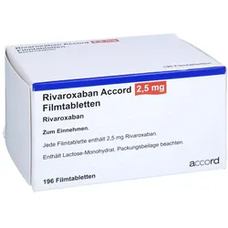 Rivaroxaban Accord 2.5 Mg Filmtabletten 196 St