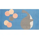 Beliani Kinderteppich Balabang Blau 80 x 150 cm