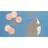 Beliani Kinderteppich Balabang Blau 80 x 150 cm