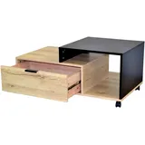 moebel-direkt-online Couchtisch schwarz Eiche 90 x 0 x 0 cm