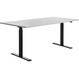 TOPSTAR Büroschreibtisch E-Table grau / Schwarz