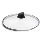 WOLL Eco Lite Sicherheitsglasdeckel, rund, Ø 28 cm, transparent