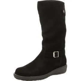WALDLÄUFER Hoja Stiefel (Langschaft), Futter echt Lammfell, Bear (Nubuk), Weite H, schwarz 533904-165-001 42 - 8 UK