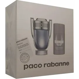 Paco Rabanne Invictus Eau de Toilette 100 ml + Deo Stick 75 ml Geschenkset