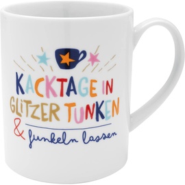 SHEEPWORLD Kaffeebecher XL Kacktage in Glitzer tunken 350ml (45793)