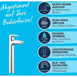 Grohe Start Edge Einhandmischer chrom 23777001