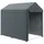 Outsunny - Garagenzelt - 120L x 179B x 165H cm - dunkelgrau