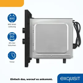 Exquisit EMW10-020 Schwarz