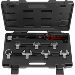 KS Tools ERGOTORQUE®precision Kälte-Klima-Drehmomentschlüssel-Werkzeugsatz 20 - 100 Nm, 8-tlg - 516.1225