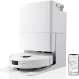 Roborock Qrevo Pro Saugroboter mit Wischfunktion&Hebarem Wischmopp, FlexiArm DesignTM Kantenreinigung, 60 °C Heißwasser-Moppwäsche, Hebarem Wischmopp(10mm), Design, APP(...