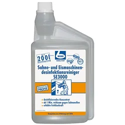 Dr. Becher "Dr. Becher" Sahne-und Eismaschinendesinfektionsreiniger 1 l SE3000 mit Dosierkopf
