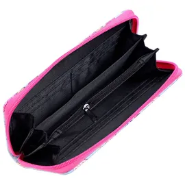 DonDon Geldbörse Flamingo-Welt Damen Kinder Portemonnaie weiß