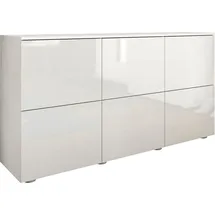 borchardt Möbel Rova 139 x 72 x 35 cm Weiß hochglanz