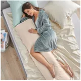 Traumschlaf Premium Interlock Jersey Grau 40 x 200 cm