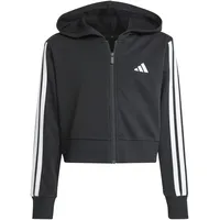 adidas Essentials Reißverschlusspullover Black / White 128