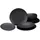 CreaTable Vesuvio Tafelservice 12-tlg. schwarz