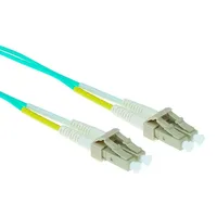 Act 10 meter LSZH Multimode 50/125 OM3 fiber patch cable duplex with LC connectors.