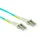 Act 10 meter LSZH Multimode 50/125 OM3 fiber patch cable duplex with LC connectors.