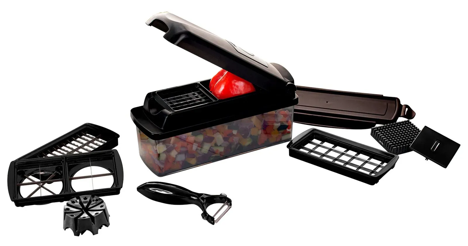 Genius Nicer Dicer 11-tlg. PLUS JUBI - B/H/T ca. 15.50x12.50x31.50