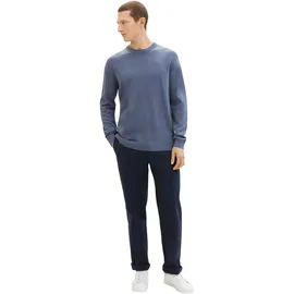 Tom Tailor 1038426 Basic Knit Pullover Vintage Indigo Blue Melange L