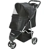 Trixie Buggy für Hunde 1 St Schwarz 47 × 100 × 80 cm