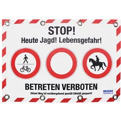 KOX Warn-/Absperrplane Jagd