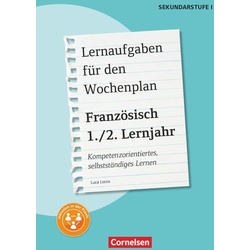 Locco, L: Lernaufgaben für Wochenplan Französisch 1./2.Lj.