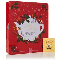 ETS - Winter-Tee Kollektion "Premium Holiday Collection" Rot, Metalldose, Teegeschenk Box, BIO, 72 Teebeutel (9x8)