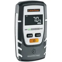 LASERLINER Feuchtigkeitsmessgerät, MoistureFinder Compact, Feuchtigkeitsmesser für Holz, Gipsputz und