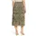 Cartoon Midirock Damen Plissee Khaki/Cream 36
