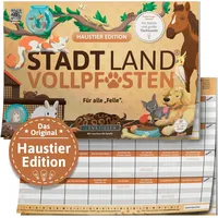 Denkriesen Stadt Land Vollpfosten - Haustier Edition "Für alle "Felle"